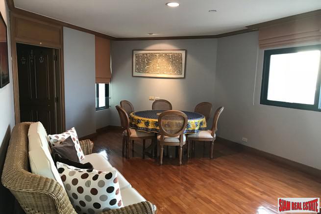 Sathorn Gardens | River and City Views from this Three Bedroom Condo for Rent at Sathorn, Bangkok