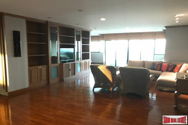 Sathorn Gardens | River and City Views from this Three Bedroom Condo for Rent at Sathorn, Bangkok