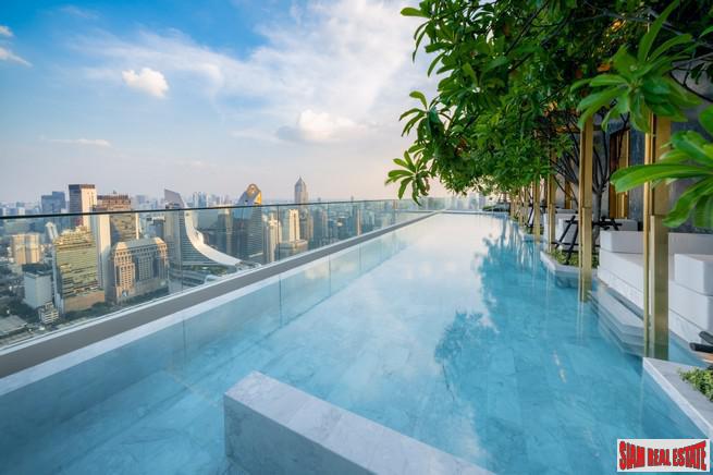 Newly Completed Ultra Luxury High-Rise Condo at Chidlom in the Pathumwan Area -Discount and Rental Guarantee 5% for 2 Years! 2 Bed Units