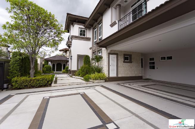 Nantawan Bangna| New Two Storey Four Bedroom House Situated on a Corner Lot in Bangna