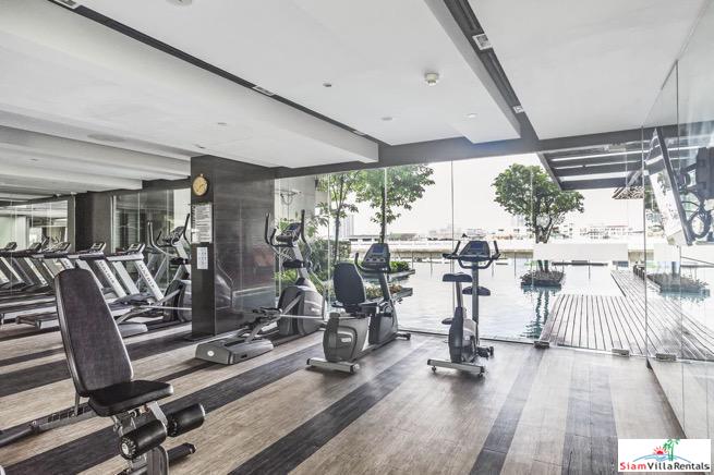 Teal Sathorn- Taksin | City Views from the 27th Floor of this Furnished Three Bedroom Condo in Wongwian Yai