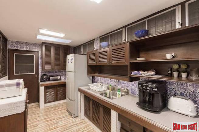 Two Storey Three Bedroom Single House for Rent on Sukhumvit 63