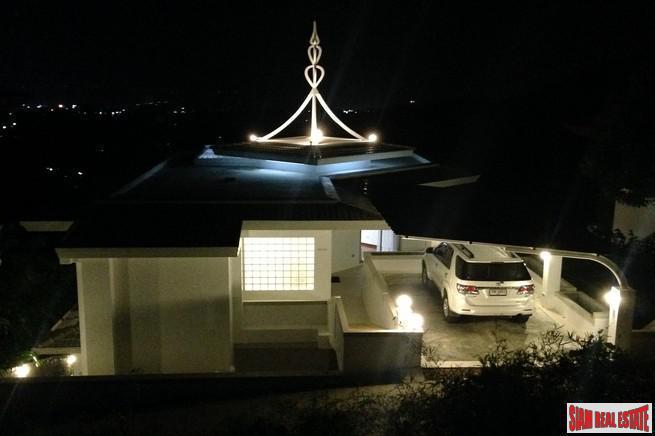 Mom Tri Villas Grand Cru | Exclusive Three Bedroom Kata Pool Villa with Panoramic Views of Chalong Bay for Rent